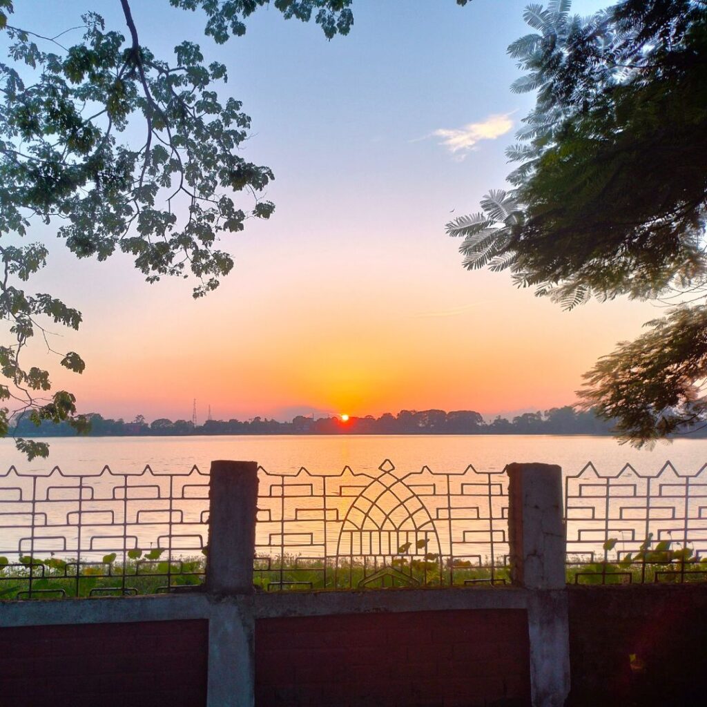 Sunset at Borpukhuri